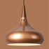 Modern And Simple Single Head Solid Wood Chandelier