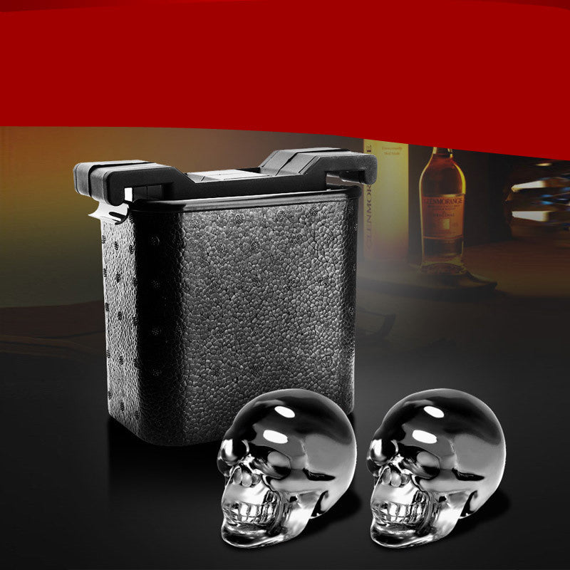 Whiskey  Ice Skull Box Crystal