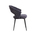 Dining room chair Wave Braided | Anthracite