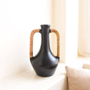 Black decorative vase