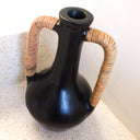 Black decorative vase