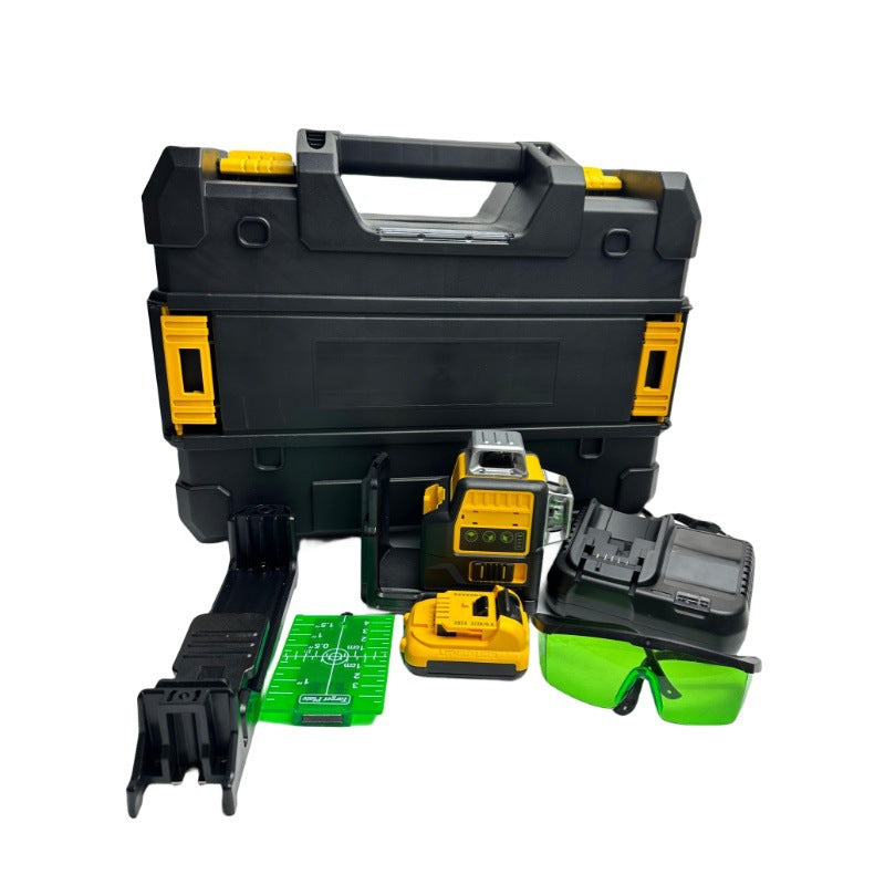 Green Light 12-line Laser Level Automatic Leveling 3D Gradienter