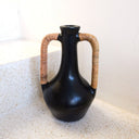 Black decorative vase