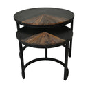 Round side table