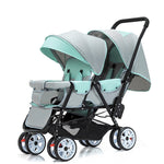 Children's  Stroller   Baby Front And Rear Sitting Plus-sized Four-wheel