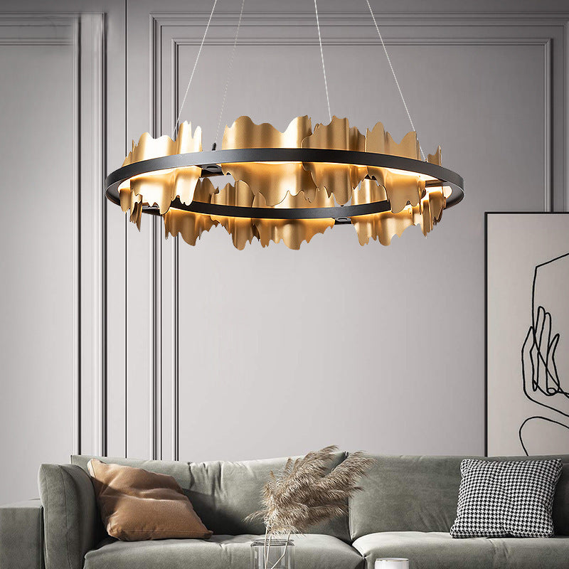 Italian  Luxury Living Room  Chandelier